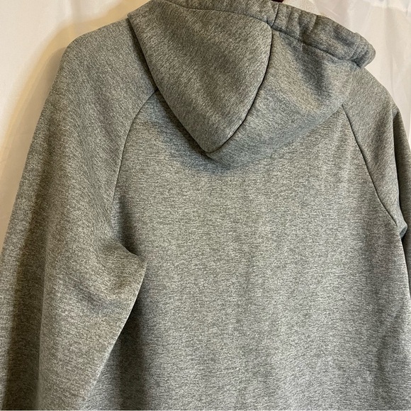 NIKE DRI FIT Men’s Gray Hoodie Hand Muff Size Small - Picture 9 of 11